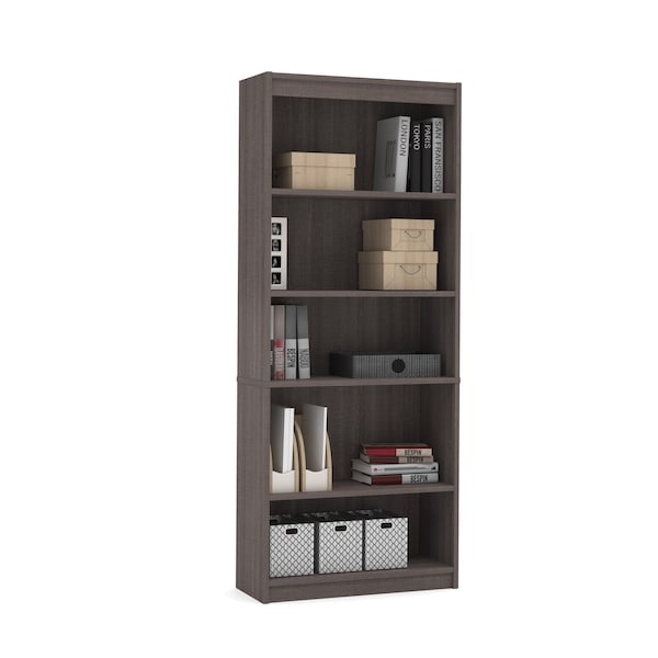 Universel 30W Standard Bookcase, Bark Grey